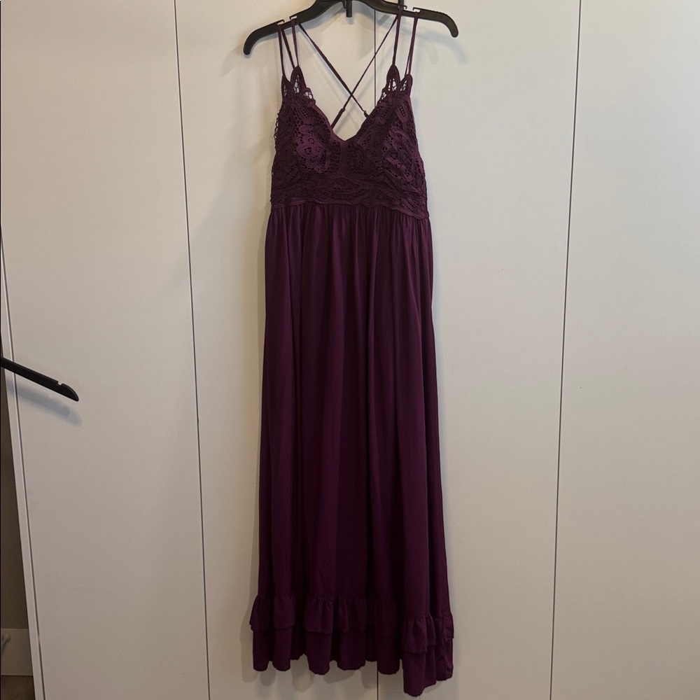 Elle Crochet Maxi Dress